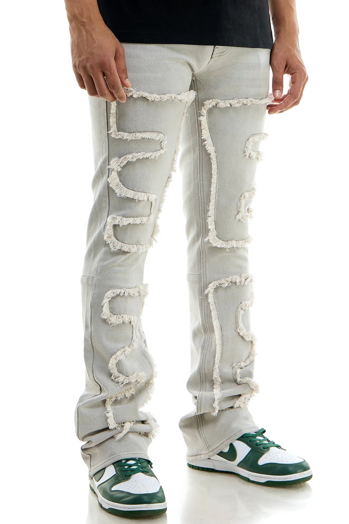 KDNK PUZZLE FLARE JEANS