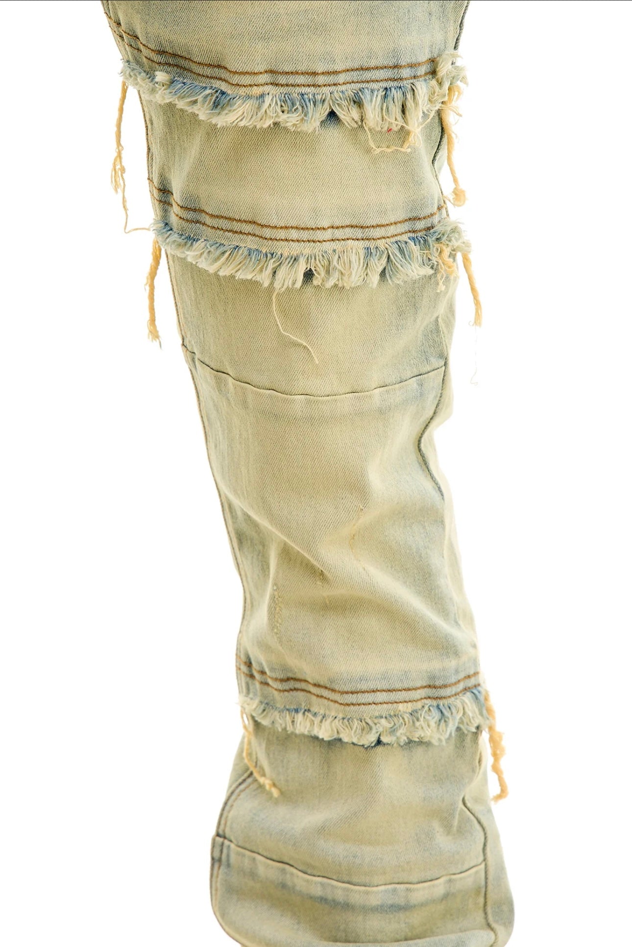 KDNK SUPER STACKED PANELLED JEANS