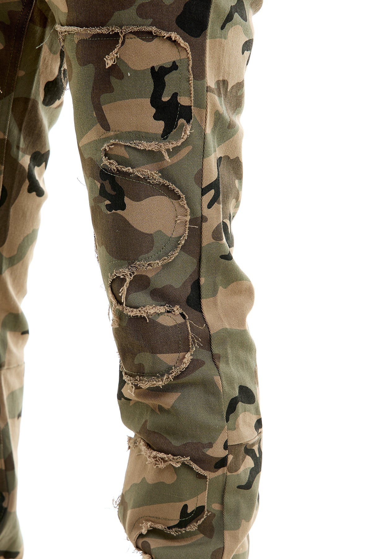 KDNK HUNTER’S PUZZLE FLARE PANTS