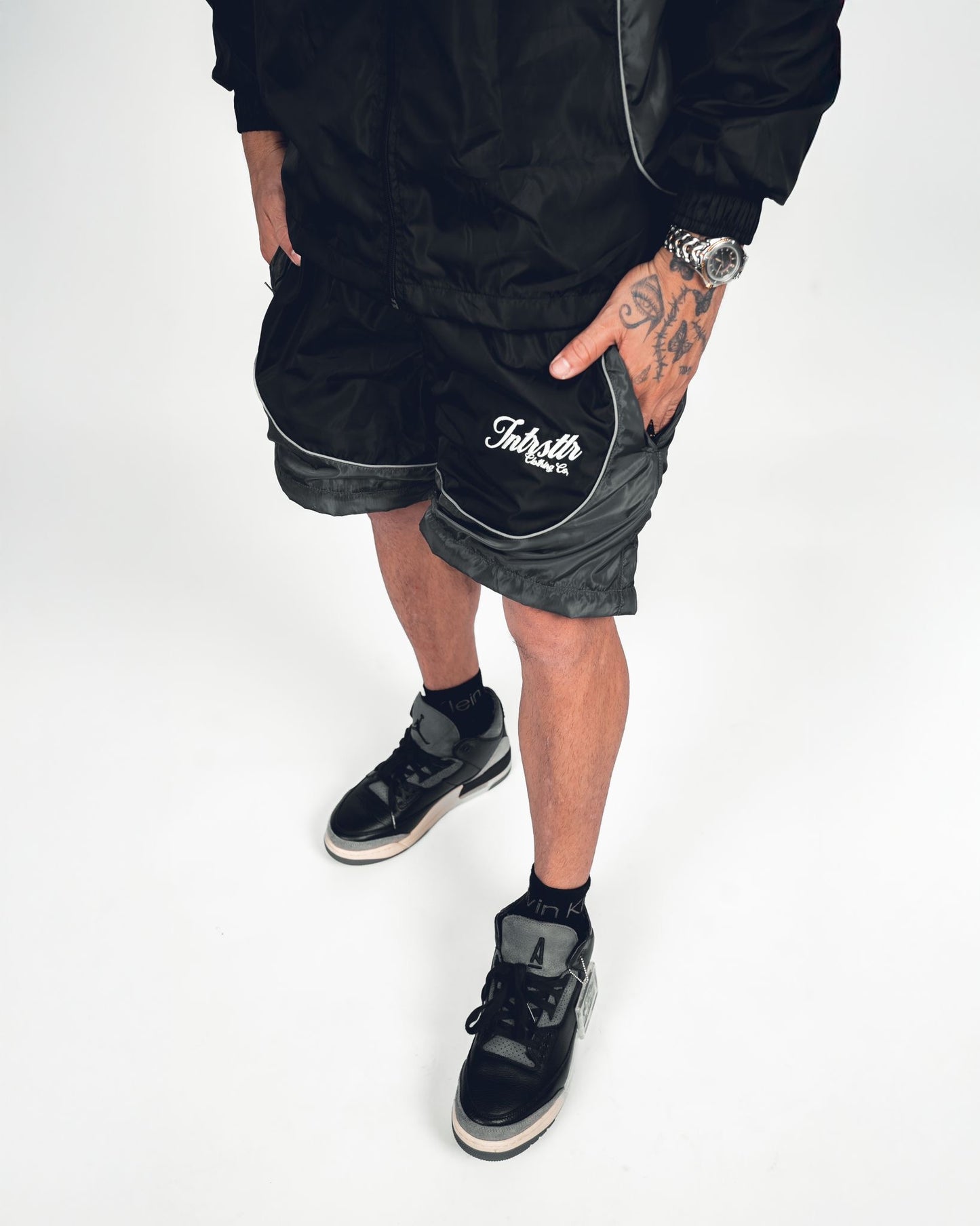 INTRSTLR Black/Gray Multi-Length Tracksuit