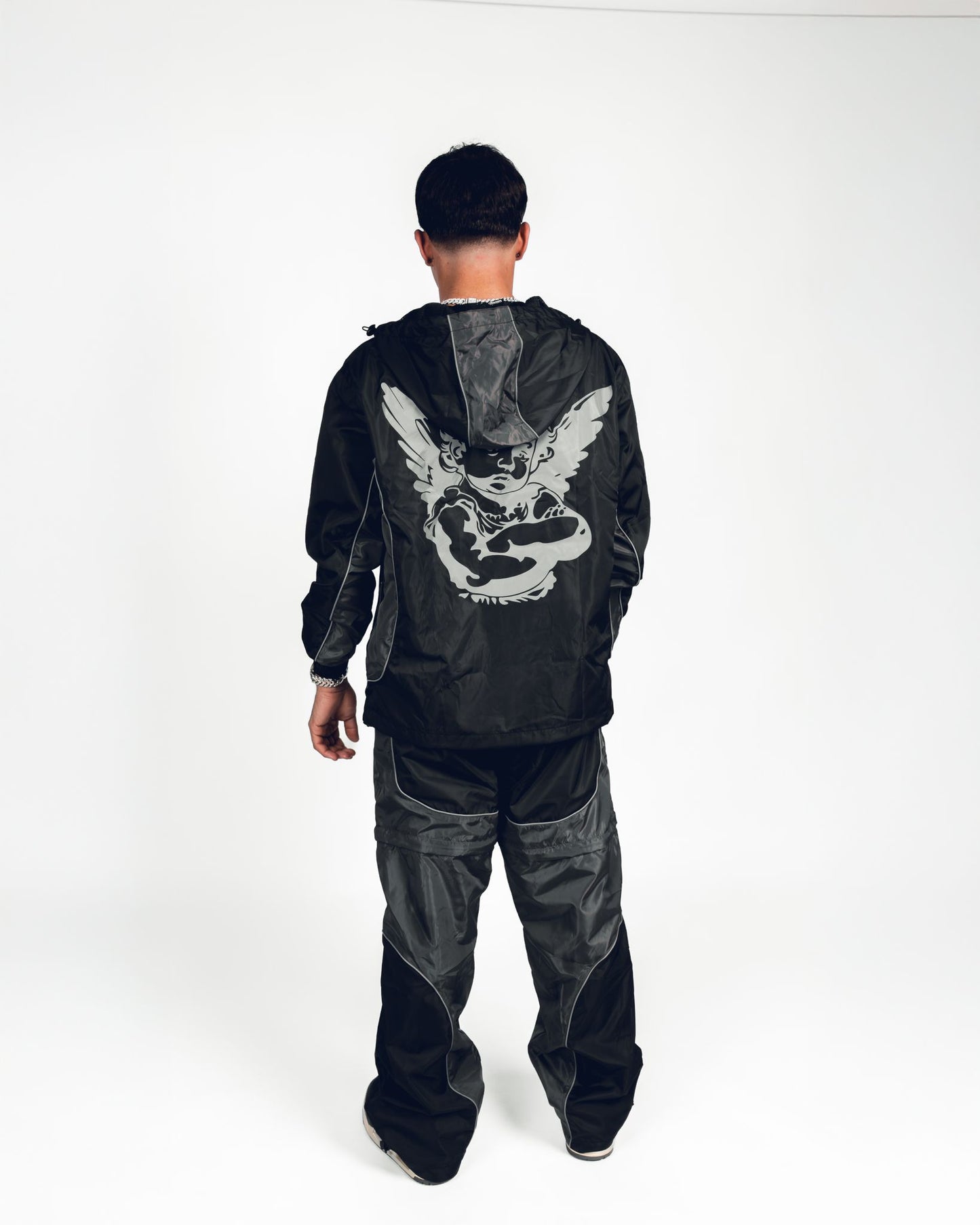 INTRSTLR Black/Gray Multi-Length Tracksuit