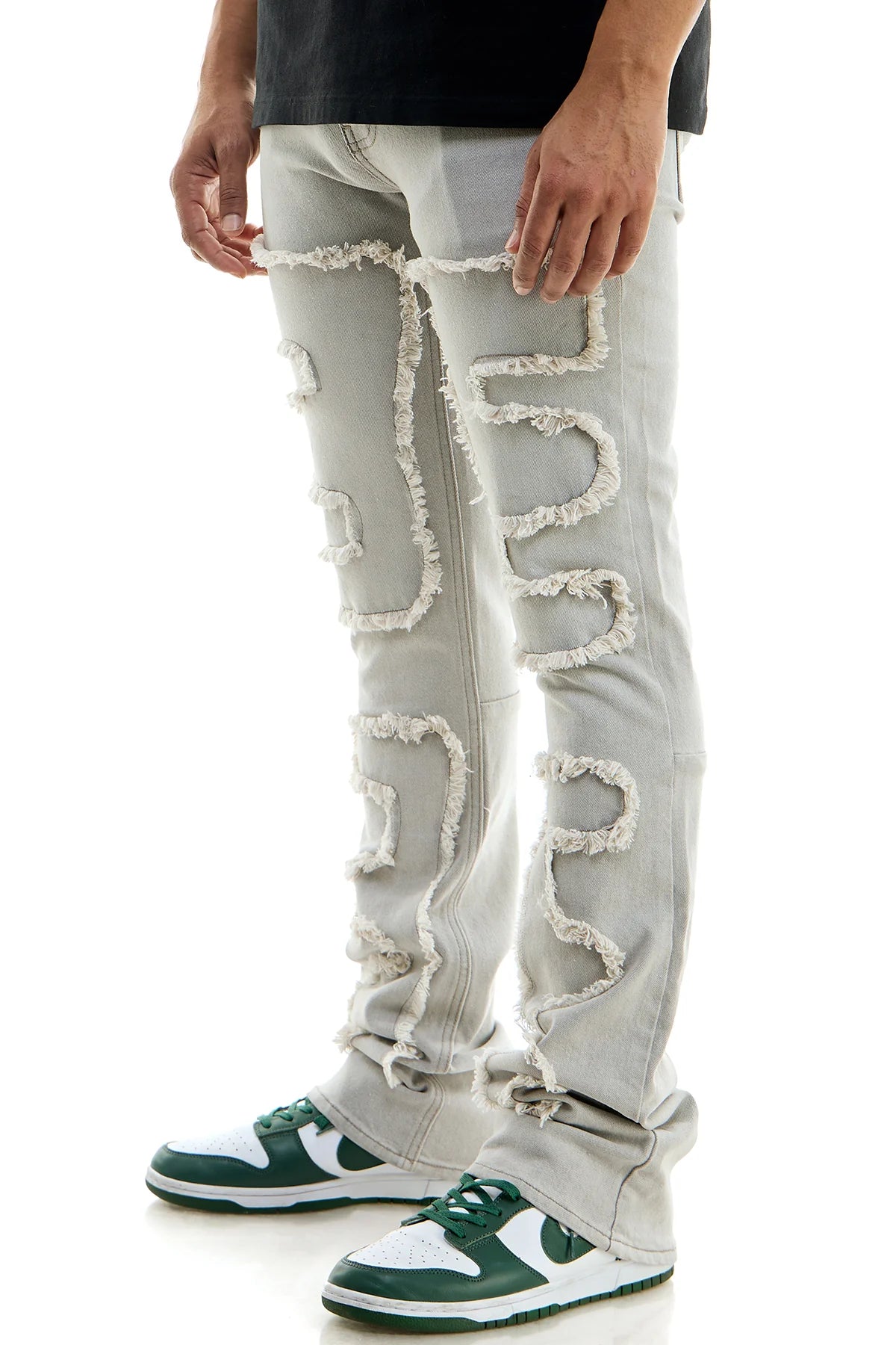 KDNK PUZZLE FLARE JEANS