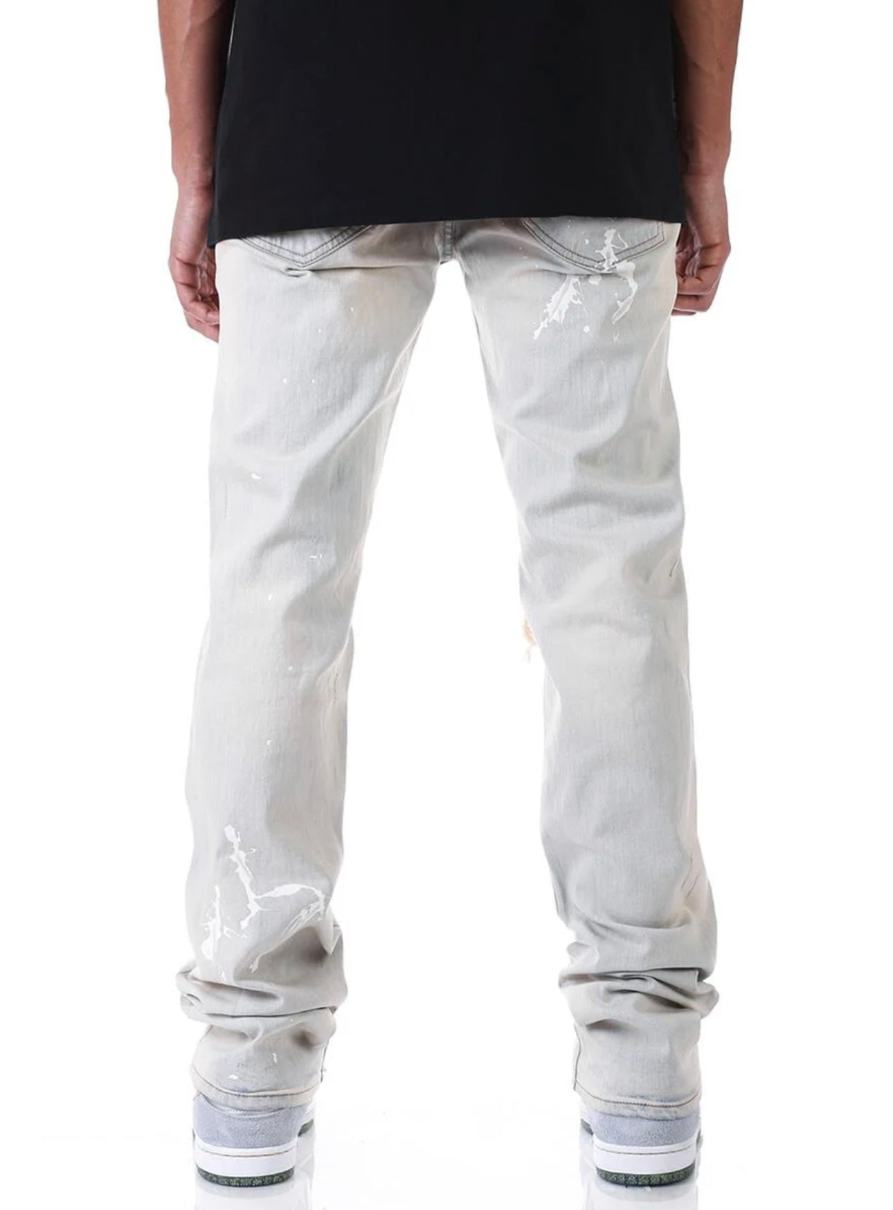 KDNK KDNK RIP & REPAIR STACKED DENIM BLUE