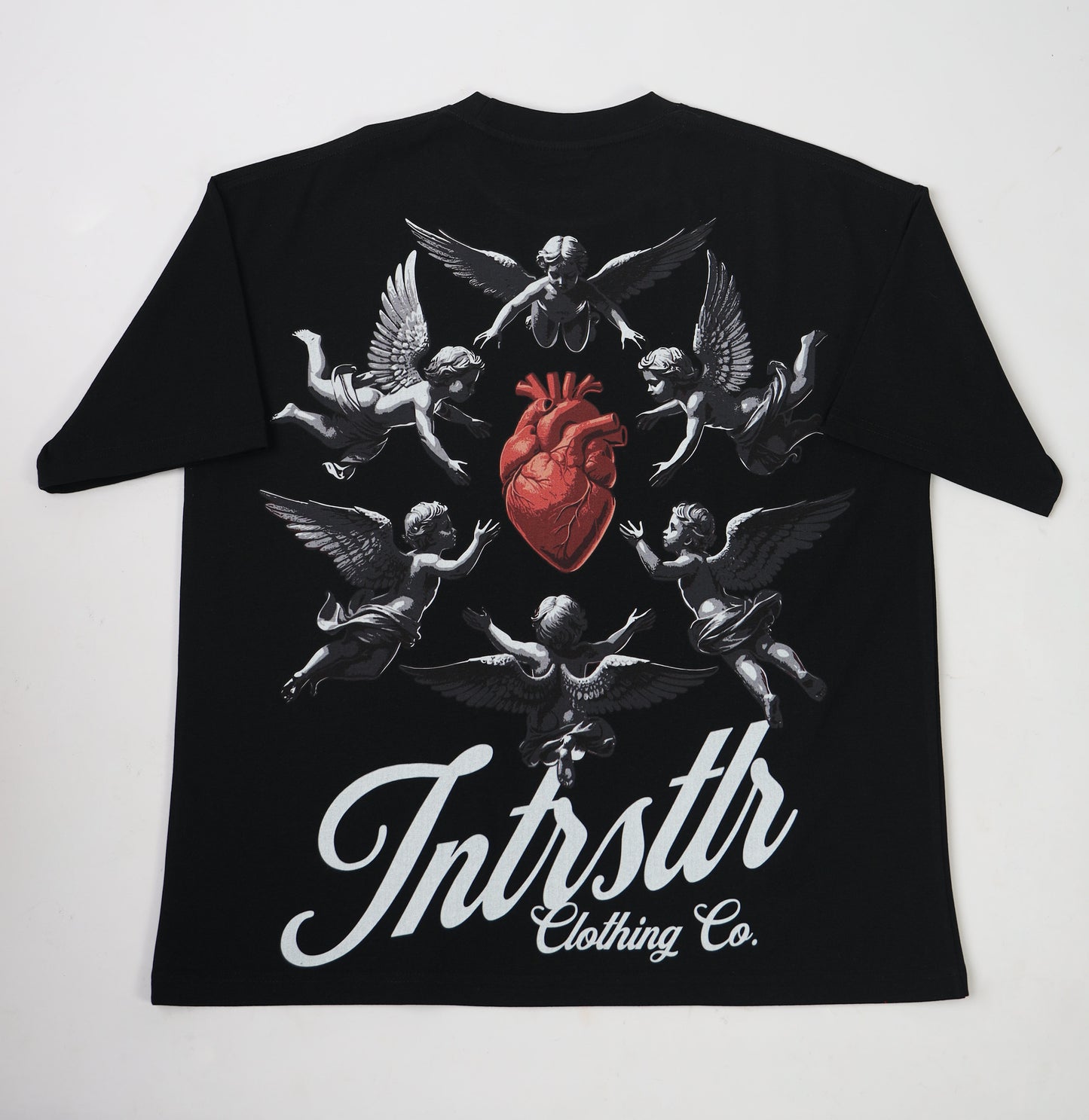 INTRSTLR Clothing Co. “Sacred Heart 🫀” Oversized/Heavy Weight Shirt
