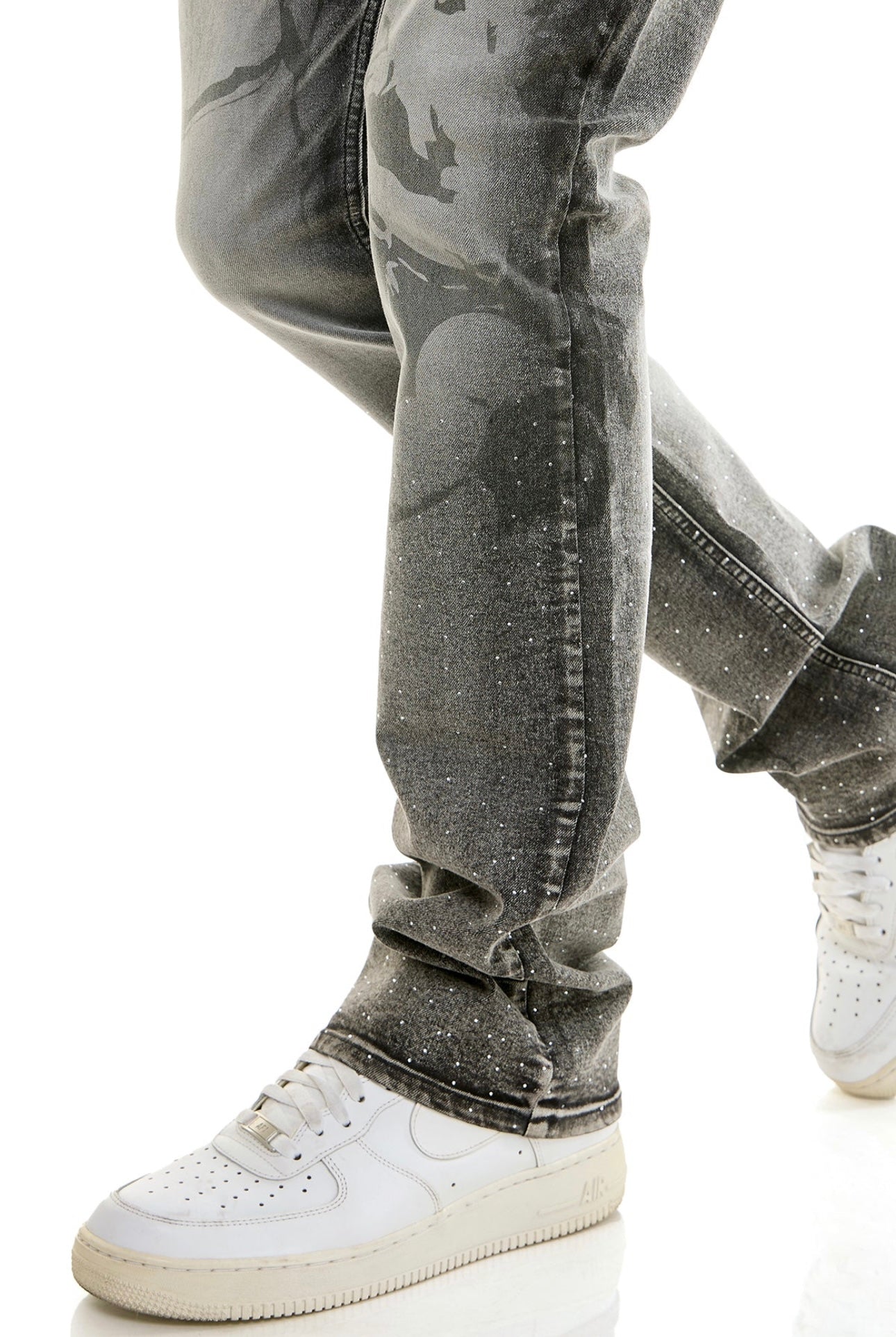 KDNK ASH ANGEL RHINESTONE JEANS