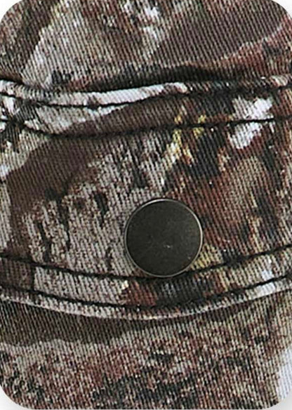 KDNK FOREST CAMO CARGO SKINNY FLARE PANTS