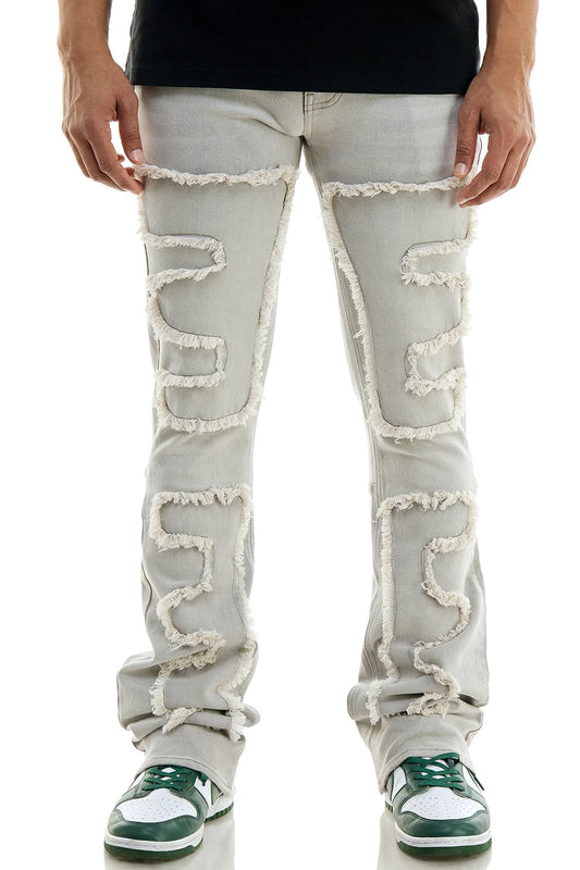 KDNK PUZZLE FLARE JEANS