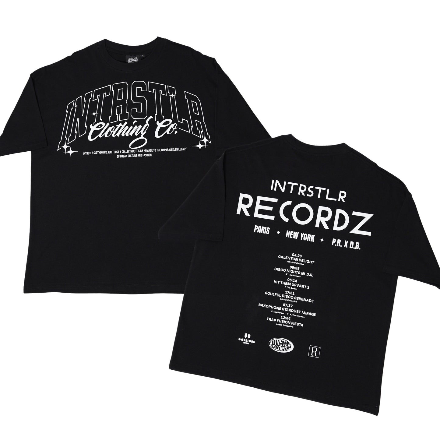 INTRSTLR “Urban Culture Recordz📀” Oversized/Heavy Weight Shirt