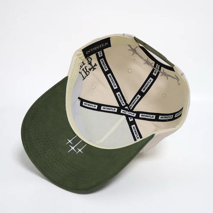 INTRSTLR “Divine Authority” Cap – Crema & Verde Olivo