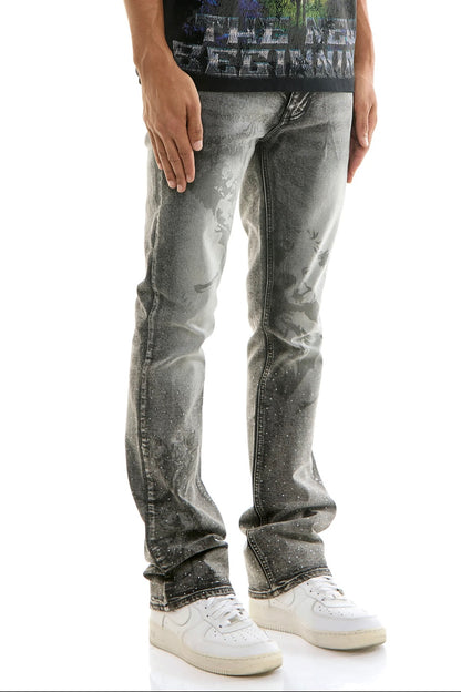 KDNK ASH ANGEL RHINESTONE JEANS
