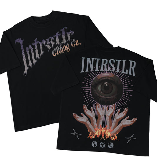 INTRSTLR Clothing Co. “Celestial Vision👁️” Oversized/Heavy Weight Shirt