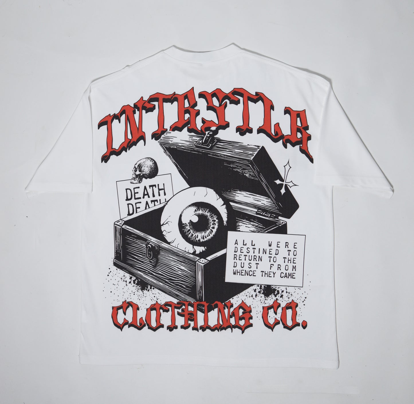 INTRSTLR “Return to the Dust👁️” Oversized/Heavy Weight Shirt