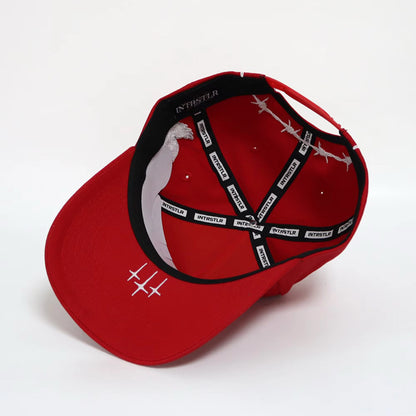 INTRSTLR “Cupid Hustle” Cap – Rojo Carmesí