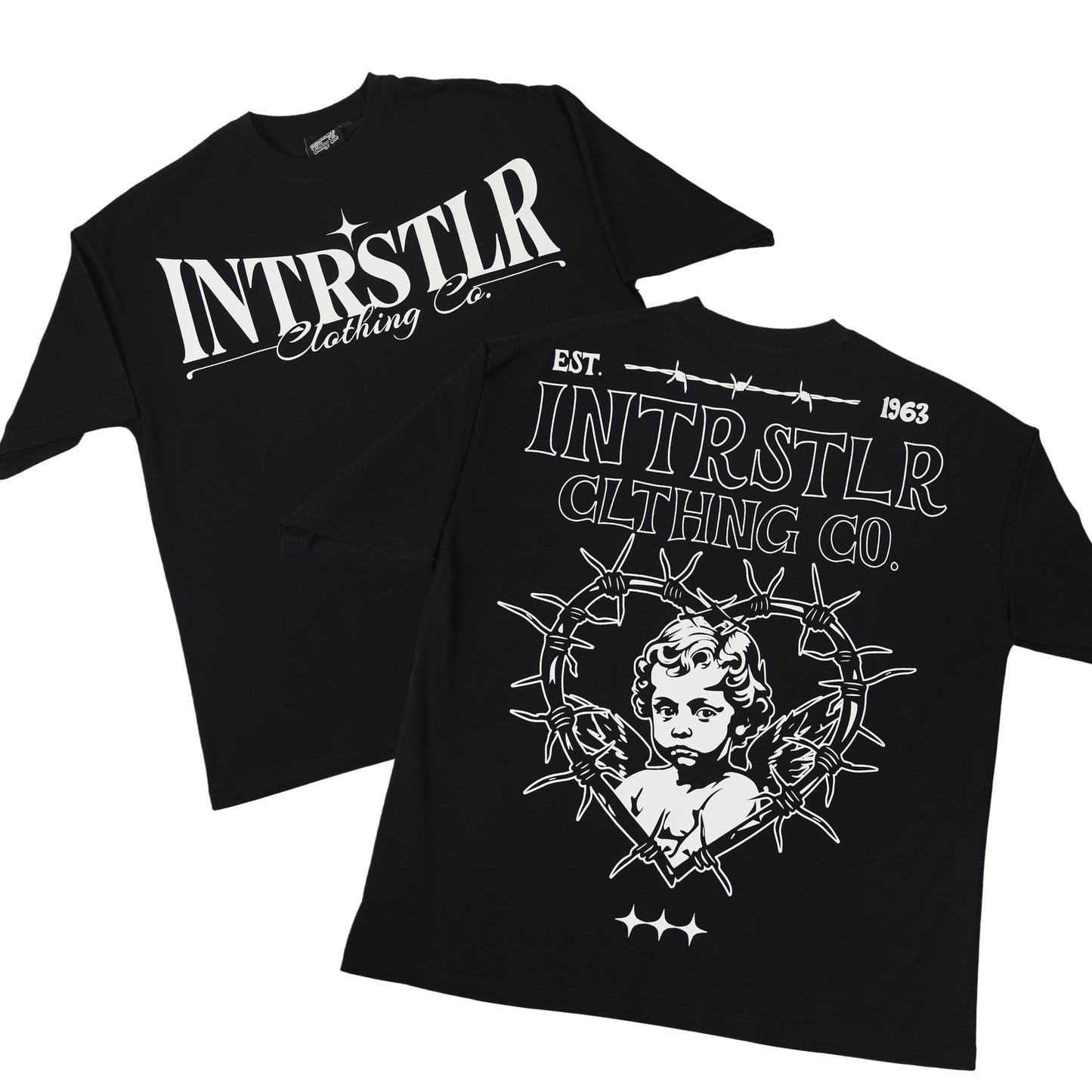 INTRSTLR Clothing Co. “Angel's Watch 👼🏼” Oversized/Heavy Weight Shirt