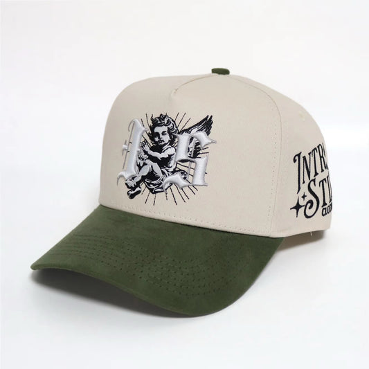 INTRSTLR “Divine Authority” Cap – Crema & Verde Olivo