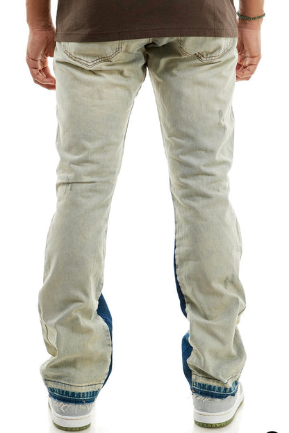 KDNK RIP & REPAIR FLARE JEANS