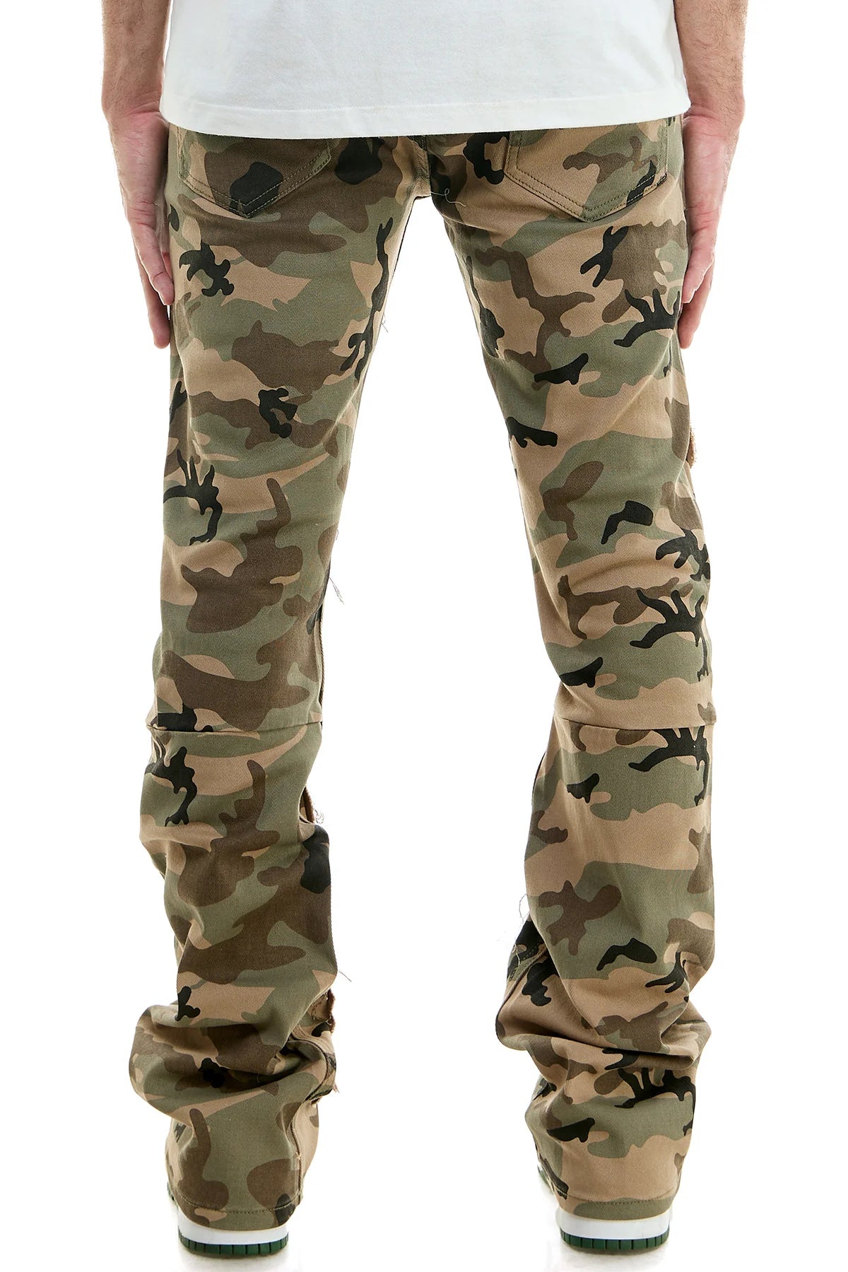 KDNK HUNTER’S PUZZLE FLARE PANTS
