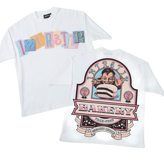 INTRSTLR Clothing Co. “Fake Free; Piece of Cake 🍰” Oversized/Heavy Weight Shirt