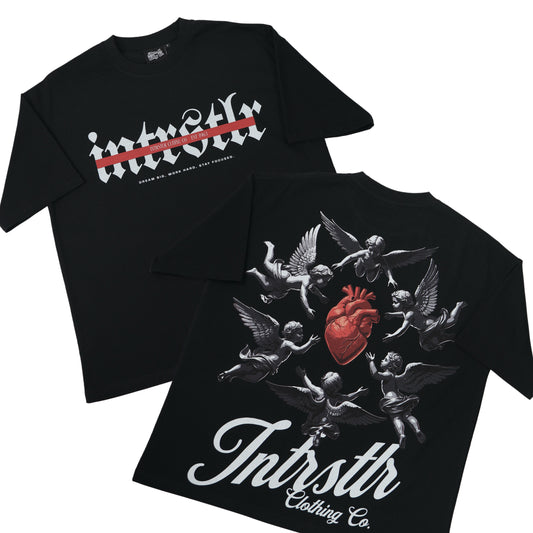 INTRSTLR Clothing Co. “Sacred Heart 🫀” Oversized/Heavy Weight Shirt